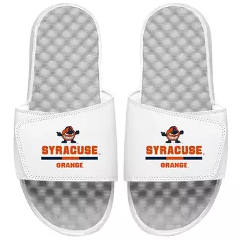 Шлепанцы ISlide Syracuse Orange, белый