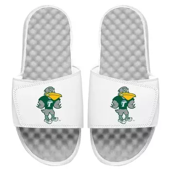 Шлепанцы ISlide Tulane Green Wave, белый