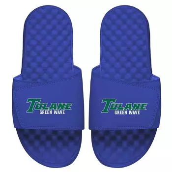 Шлепанцы ISlide Tulane Green Wave, синий
