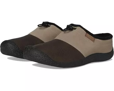 Шлепанцы KEEN Howser III Slide Leather, цвет Brindle/Canteen