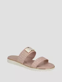 шлепанцы Keily с логотипом Guess Factory, цвет Pink Logo