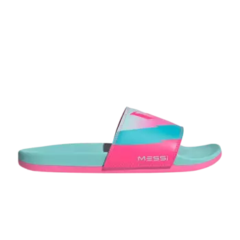 Шлепанцы Lionel Messi x Adilette Comfort Slide 'Miami', бирюзовый