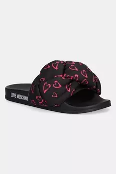 Шлепанцы Love Moschino, черный