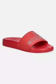 Шлепанцы Love Moschino, красный
