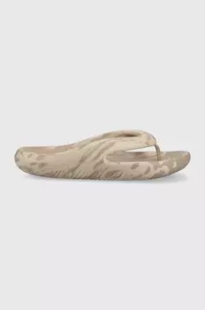 Шлепанцы Mellow Marbled Flip Crocs, серый