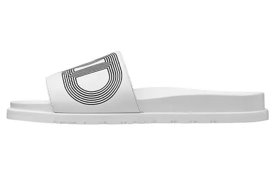Шлепанцы мужские белые Hermes