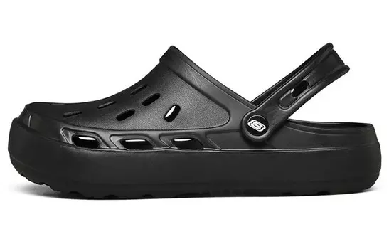 Шлепанцы мужские черные Skechers