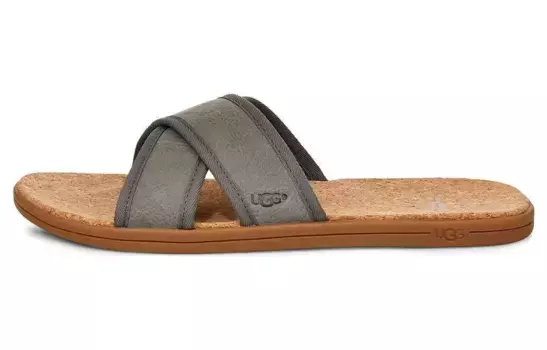 Шлепанцы мужские серые Ugg