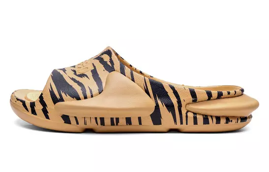 Шлепанцы мужские Tiger Stripe коричневые Jeep