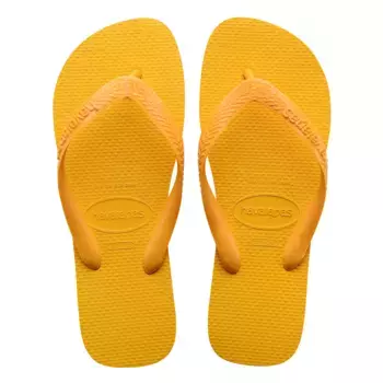 Шлепанцы на носке унисекс Havaianas Top, жёлтый