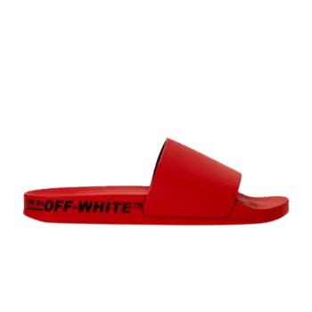 Шлепанцы Off-White Industrial Belt Sliders 'Red', красный
