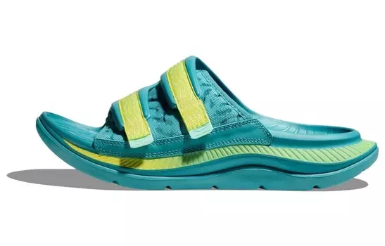 Шлепанцы ORA Luxe унисекс зеленые Hoka One One