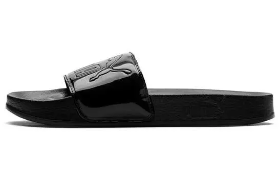 Шлепанцы и сланцы PUMA Leadcat Patent Slide Black Women's