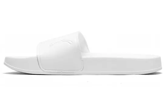 Шлепанцы и сланцы PUMA Leadcat Patent Slide White Women's