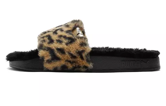 Шлепанцы и сланцы PUMA Shoes Sports Slippers 'Black Yellow' Women's