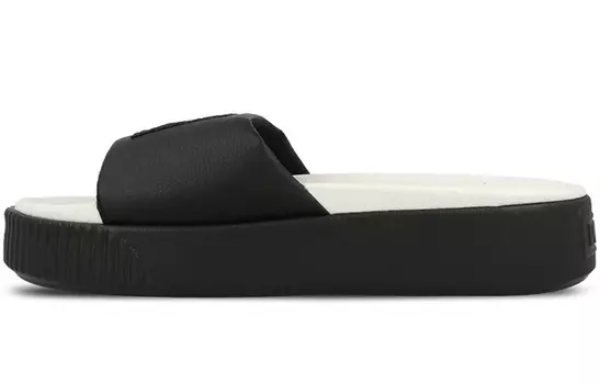 Шлепанцы и сланцы Puma Women's Platform Slide 'Black Whisper White'