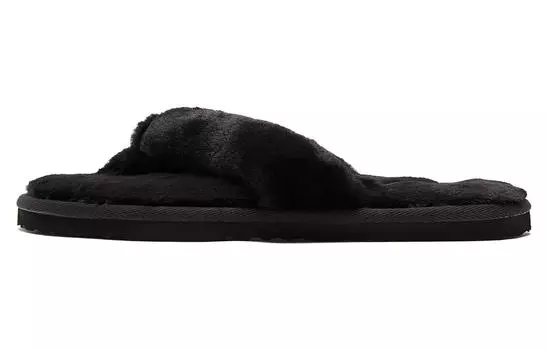 Шлепанцы и сланцы PUMA Fluff Flip Slide 'Black Team Gold' Women's