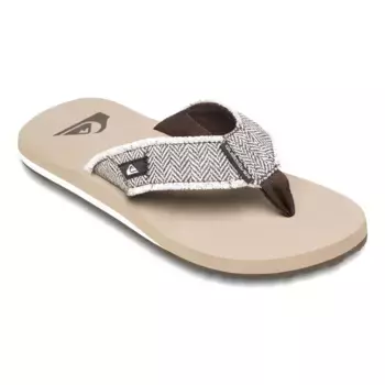 Шлепанцы Quiksilver Monkey Abyss, бежевый