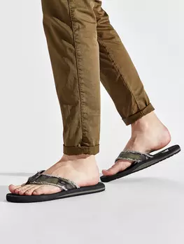 Шлепанцы Quiksilver, зеленый