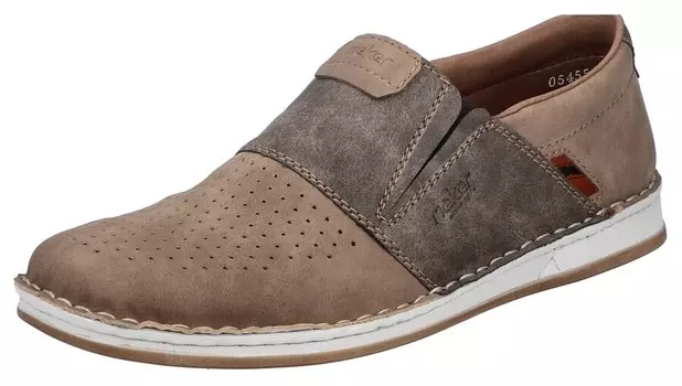 Шлепанцы Rieker Classic Flats, цвет umbra/dark brown