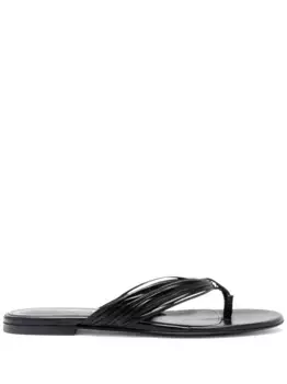 Шлепанцы с бахромой Proenza Schouler, черный