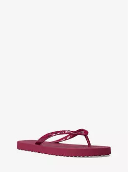 Шлепанцы с фирменным логотипом Michael Kors, красный