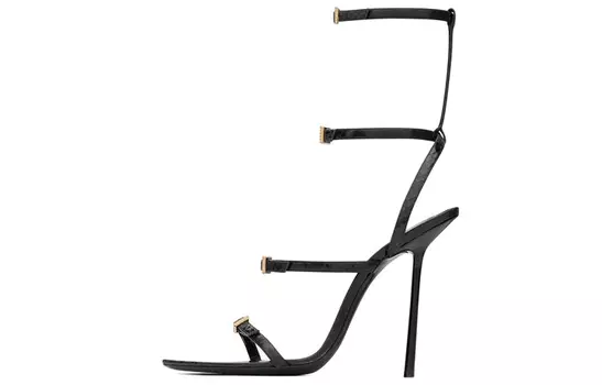 Женские сандалии Saint Laurent, черный