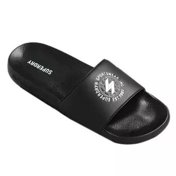 Шлепанцы Superdry Code Printed Pool, черный