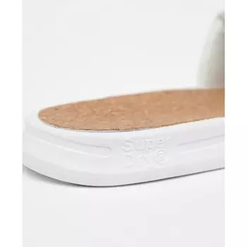 Шлепанцы Superdry Cork Crewer, белый