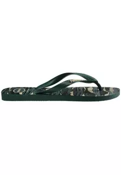 Шлепанцы TOP CAMU Havaianas, зеленый