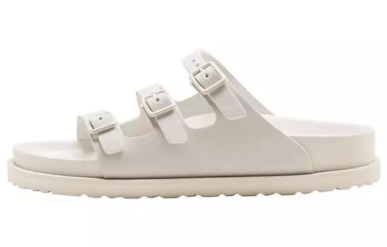 Шлепанцы унисекс белые Birkenstock
