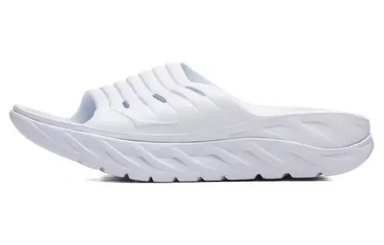Шлепанцы унисекс белые Hoka One One