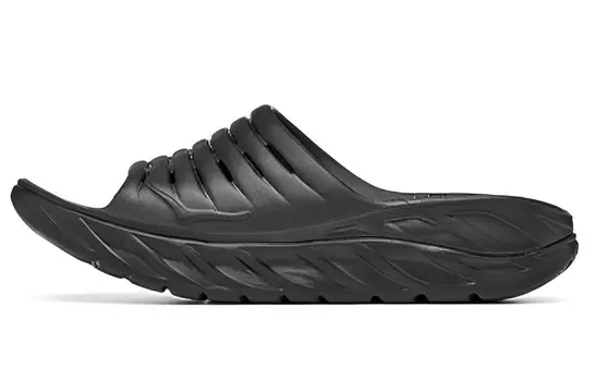 Шлепанцы унисекс черные Hoka One One