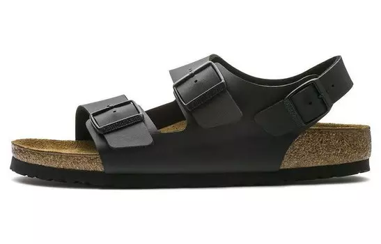 Шлепанцы унисекс черный Birkenstock