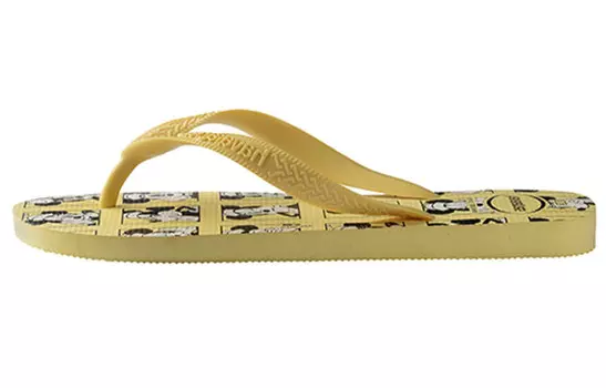 Шлепанцы унисекс лимонный Havaianas