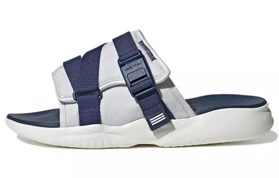 Шлепанцы унисекс синие/серые Adidas Neo