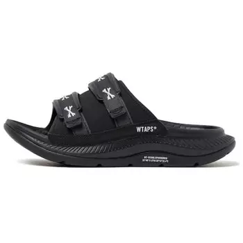 Шлепанцы Wtaps X ORA Luxe унисекс, черные/белые Hoka One One