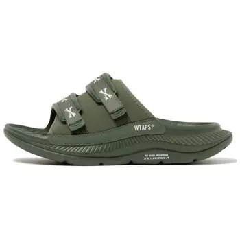 Шлепанцы Wtaps X ORA Luxe унисекс зеленые Hoka One One