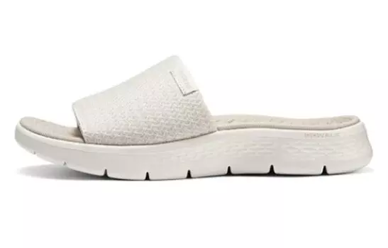 Шлепанцы женские белые Skechers