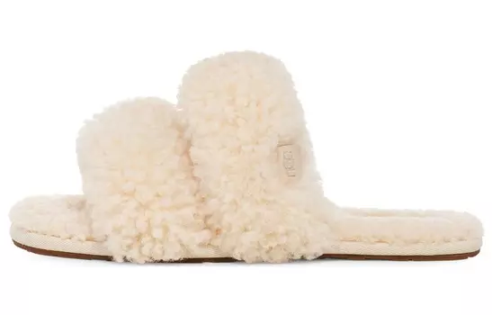 Шлепанцы женские бежевые Ugg
