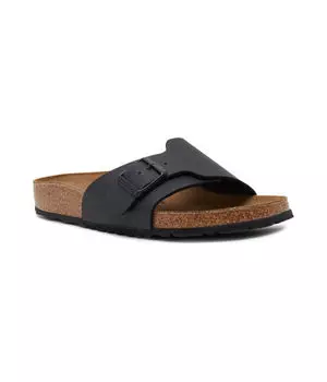 Шлепанцы женские Birkenstock Catalina кожаные, черный