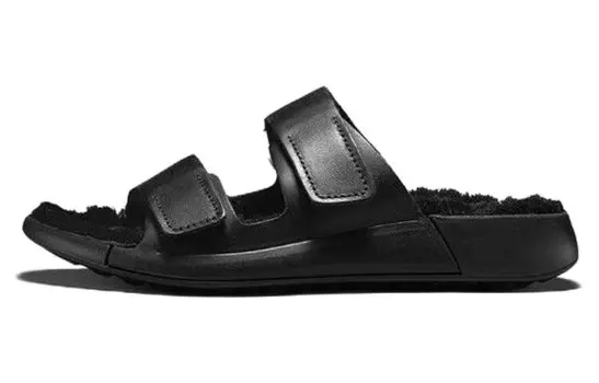 Шлепанцы женские черные Ecco