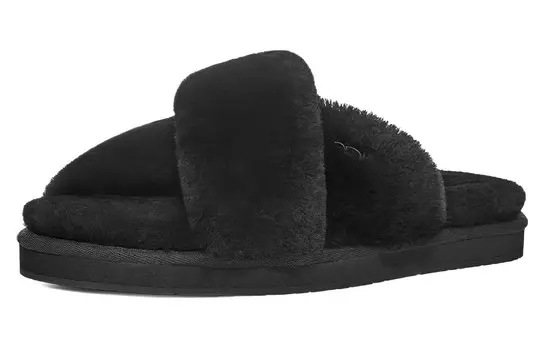Шлепанцы женские черные Ugg