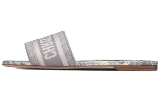 Женские шлепанцы Dior Dway, серый