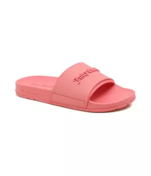 Шлепанцы женские Juicy Couture с логотипом, красный