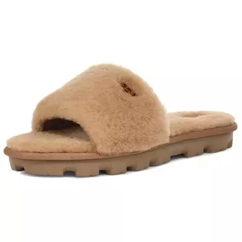 Шлепанцы женские каштановые Ugg
