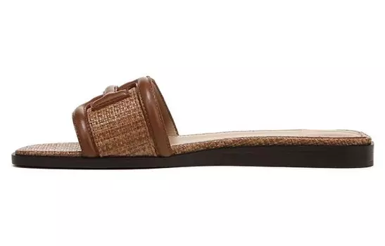 Шлепанцы женские коричневые Sam Edelman