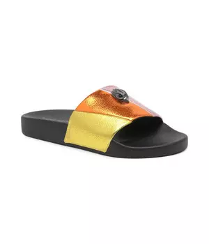 Шлепанцы женские Kurt Geiger блестящие, мультиколор