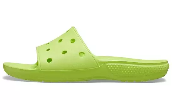 Шлепанцы женские лаймово-зеленые Crocs
