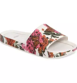 Шлепанцы женские Melissa, цвет white floral